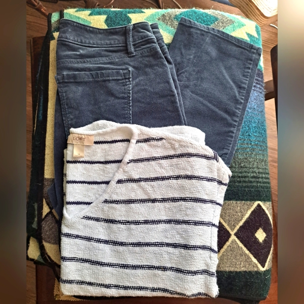 LOFT Pants and shirt combo